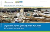 MDF-JRF Working Paper Series: Lessons Learned from Post … · 2016. 7. 13. · Lessons Learned from Post-Disaster Reconstruction in Indonesia ... for post-disaster reconstruction.