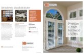 Woodworking since 1957 Proudly sourced and made Connect ...woodfold.com/pdf/shutters/Woodfold-Shutter-Brochure-8pg...Behind every Woodfold shutter Premium custom hardwood shutters