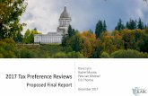 Dana Lynn 2017 Tax Preference Reviews - Washingtonleg.wa.gov/jlarc/AuditAndStudyReports/Documents/2017 Tax...2017 Tax Preference Performance Review December 2017 17 Preference achieving