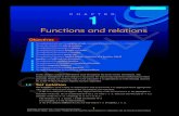 Functions and relations - Cambridge University Press...Chapter1—Functions and relations 5 1.2 Identifying and describing relations and functions An ordered pair, denoted (a, b),