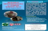 RESEARCH METHODOLOGIES in ANIMAL SCIENCE 2013 RM MSAP 2013 (1).pdf · design Factorial Experiments 0915 – 0930 Course Overview# 0930 - 1015 Research in Animal Science 1015 – 1045