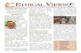 Ethical ViEws - A Humanist Congregationwith others. It means living closer to my values and ethical ideals. And it means a lot of hard work. During these turbulent times, each of us