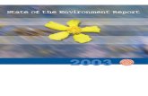 SOE Report A4 2003 2014. 1. 9.آ  SoE 2003 The State of the Environment Report (SoE) Report assesses