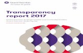 Governance Quality Transparency report 2017...Transparency Report 2017 5 Quality Our global audit strategy is underpinned by “leading with quality”, to reflect our complete commitment