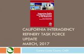 CALIFORNIA INTERAGENCY REFINERY TASK FORCE ...flammable, explosive, or other dangerous property, exposure to which could result in death or serious physical harm as defined by Labor
