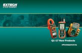 Q1-17 New Products New Products... · 2019. 7. 26. · Extech MA440 Extech MA443 Extech MA445 True RMS Averaging TRMS TRMS ... Compact non-contact InfraRed (IR) Thermometer measures