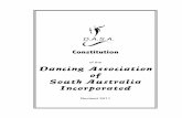 of the Dancing Association of South Australia Incorporateddasa.asn.au/docs/DASA Constitution 2011.pdfestablished by the governing body of competitive ballroom dancing (“the governing