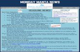 MONDAY MANTA NEWS€¦ · 04/03/2019  · MONDAY MANTA NEWS  MONDAY, MARCH 4, 2019 Erring at the Did you know that Georgetown offers summer programs for high school students?