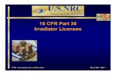 0458 - G109 - Licensing Practices and Procedures - 12 - 10 CFR … · G-109 - Licensing Practices and Procedures March 2011 - Slide 36 ¾Annual safety review: ... ¾Drawings, diagrams,