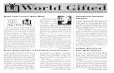 WorldGifted...ciative to LamarUniversity, Dr. Sisk's institution, for its donation ofhuman, TheSecondAsianConferenceonGift-edness held in Taipei on July 14-27, 1992, attracted a total