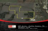 187 Acres Collin County, TX · 2017. 7. 25. · 187 Acres Collin County, TX . $25,000/acre - CR 398 . Development Ready – Water & Sewer . Information provided is deemed reliable