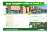 INDUSTRIAL CONDO FOR SALE 5454 WASHINGTON ST, UNIT 4...5454 WASHINGTON ST, UNIT 4 DENVER, CO 80216 ... CBRE and the CBRE logo are service marks of CBRE, Inc. All other marks displayed