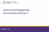 Advocacy and Engagement...Sep 10, 2015  · Patient Activation. Proper System Utilization. Preventive Care. Other. Disease Management. Healthy Lifestyles. Overall, patient incentives