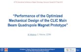 M. Modena, C. Petrone, CERN · 2019. 10. 1. · M. Modena, C. Petrone :“Performance of the Optimized Mechanical Design of the CLIC Main Beam Quadrupole Magnet Prototype Page 10