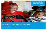 Rwanda - UNICEF · 2018. 12. 8. · Rwanda’s per capita health expenditure (domestic revenues) declined from US$ 14.7 in 2011 to US$ 12.1 in 2015. However, Rwanda still spends slightly