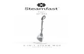 SF-295 - Steam Mops, Handheld Steamers, Garment Steamers ... · warping or damage to the surface. Steam may remove the sheen from surfaces treated with wax. 21. When steam mopping,