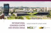 INTERNATIONAL unique venues for unique events CONGRESS …dl.ptwp.pl/AGV8lDJVp0/spodek-arena.pdf · 58 conferences and congresses 60 meetings and workshops 37 fairs 19 entertainment