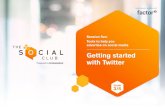 Getting started with Twitter - Ecclesiastical · increase traffic. Tweet Engagement Promote your content with the objective or starting conversations and gaining engagement on your