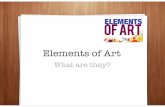 Elements of Art Intro.pdf · A shape is one of the seven elements of art. When deﬁning it within the study of art, shape is an enclosed space, the boundaries of which are deﬁned