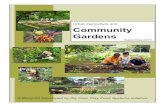 Urban Agriculture and Community Gardens...Garden Name Address Notes Cooper Community Gardens 1101 4th Ave N, Fargo Five plots for non-profit donation and the remaining open to the