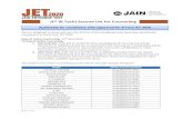 JET (B.Tech) Second List for Counseling - Jain University...1 | P a g e JET (B.Tech) Second List for Counseling Applicable for candidates who appeared for B.Tech JET 2020 We are delighted
