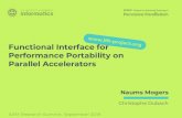 Naums Mogers - Functional Interface for Performance ......Naums Mogers Christophe Dubach ARM Research Summit, September 2019 Functional Interface for Performance Portability on Parallel
