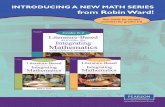 INTRODUCING A NEW MATH SERIES from Robin Ward!ptgmedia.pearsoncmg.com/.../samplepages/WardSampler_6-8.pdf · 2009. 6. 9. · Ward provides easy-to-implement, literature-based ...