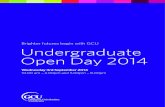 Brighter futures begin with GCU Undergraduate Open Day 2014 · 2019. 1. 30. · Brighter futures begin with GCU Undergraduate Open Day 2014 Wednesday 3rd September 2014 10.00 am –