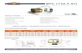 MPS-175A-P-KIT - Keystone Technologies · 2020. 9. 2. · MPS-175A-P-KIT 175W PULSE START METAL HALIDE PRODUCT FEATURES ELECTRICAL SPECIFICATIONS WIRING DIAGRAMS Specifications subject