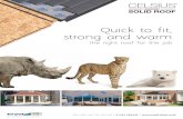 PVC-u Windows, Doors & Conservatories | Crystal Direct - Quick to fit… · 2017. 8. 1. · Standard PVC-U fascia and guttering can be used to finish the Celsius Solid Roof - in a