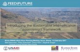 Introducing the sustainable intensification assessment ... · Introduction to the sustainable intensification assessment framework Intended use of the framework Assessing trade-offs