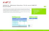 AN974: Wizard Gecko TLS and SMTP Example€¦ · 3.2 Opening and Closing a TLS Connection Connections to a TLS server are managed in the same way as regular TCP connections. The command