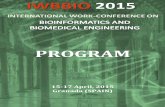 PROGRAM - iwbbio.ugr.es · iwbbio 2015 international work -conference on. program . 15-17 april, 2015 . granada (spain)