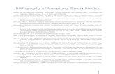 Bibliography of Conspiracy Theory Studies · 2019. 8. 14. · Orientalism and Conspiracy: Politics and Conspiracy Theory in the Islamic World: Essays in Honour of Sadik J. Al-Azm,