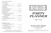 PARTY PLANNER - D.Z. Akin'sdzakinsdeli.com/.../2019/04/DZ-Akin-Party-Planner-2019.pdf · 2019. 5. 1. · PARTY PLANNER PRICE LIST (619) 265-0218 Fax: (619) 265-8186 dzakinsdeli.com