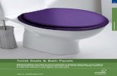 Toilet Seats & Bath Panels - Wolseley · Toilet Seats & Bath Panels TOILET SEATS & BATH PANELS 81 email us: sales@croydex.co.uk Introduction The flushing of toilets can result in