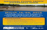 NATIONAL FLOOD SAFETY AWARENESS WEEK · NATIONAL FLOOD SAFETY AWARENESS WEEK. DO YOU KNOW YOUR FLOOD RISK? Check out Charlotte-Mecklenburg’s interactive 3-D Floodzone Maps at STORMWATER.CHARMECK.ORG.