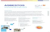 ASBESTOS AWARENESS Training Overview · 2019. 3. 20. · hazards of exposure to asbestos, how exposure can occur and how these risks can be managed. With asbestos awareness provided,
