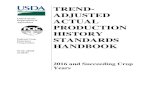 Trend-Adjusted Actual Production History Standards Handbook The FCIC 20220 Trend-Adjusted APH Standards