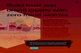 Build trust and brand loyalty with zero fraud worries · 2020. 6. 16. · Build trust and brand loyalty with zero fraud worries Stop fake accounts, fraudulent posts, and account takeovers