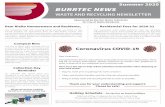 R10 Summer 2020 BURRTEC NEWS€¦ · BURRTEC NEWS WASTE AND RECYCLING NEWSLETTER Summer 2020 Sponsored by Burrtec Waste Industries for City of Rialto Residents Holiday Schedule -