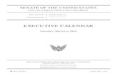 EXECUTIVE CALENDAR - Senate · 2016. 10. 31. · UNANIMOUS CONSENT AGREEMENT Mary Elizabeth Phillips (Cal. No. 439) Thomas Owen Rice (Cal. No. 440) Ordered, That at 2:15 p.m. on Tuesday,