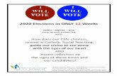 2020 Elections in ONLY 12 Weekscssjfed.org/sites/default/files/2020-08/2020-CSJ Election... · 2020. 8. 7. · 2020 Elections in ONLY 12 Weeks Reflect—Register— Vote Early. By