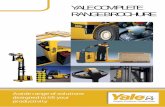 YALE COMPLETE RANGE BROCHURE - Prestar And Racking System... · 2010. 1. 15. · straddle, reach and counter-balanced stacker forklifts feature Yale Global Hi-Vis masts for unsurpassed