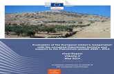 with the occupied Palestinian territory and support to the ... · Final Report –Volume 2 Annexes May 2014 Page 7 . DRN-ECDPM-ECORYS-PARTICIP Evaluation of the EU Cooperation with