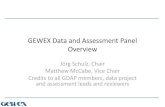 NOAA Earth System Research Laboratories - GEWEX Data and Assessment Panel Overview · GEWEX Data and Assessment Panel Overview Jörg Schulz, Chair Matthew McCabe, Vice Chair Credits