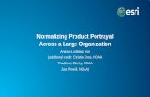 Normalizing Product Portrayal Across a Large Organization · 2017. 9. 2. · Quadrangle data • Reduces unnecessary digitizing. NOAA’s Open House on Nautical Cartography, July