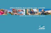 affordable housing tax credit · 2018. 12. 27. · As the state’s affordable housing needs have risen to unprecedented levels, CHFA continues to be pleased to serve as the state’s