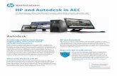 HP and Autodesk in AEC...Accelerate architectural design, engineering, and construction with HP Workstations. In architecture, engineering, and construction (AEC), models are getting