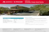 FOR SALE Presidio House Apartments · Zach Stone, Assistant Multifamily & Investment Sales +1 520 546 2730 zstone@picor.com. ... Tucson, AZ 85716 FOR SALE ... • Stainless Stove